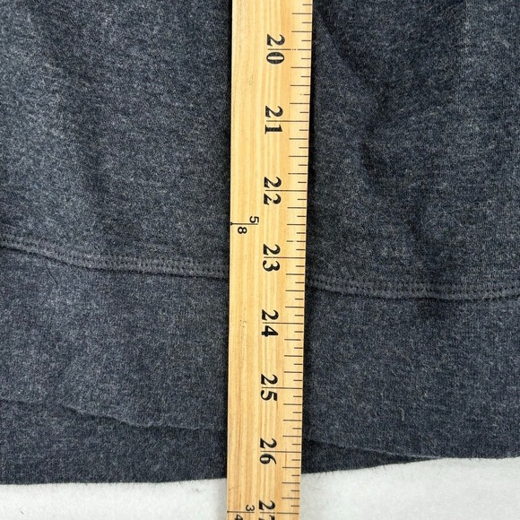 Lululemon In A Cinch Reversible Pullover Sweatshirt Cowl Turtleneck Gray Size 12 - Picture 14 of 14